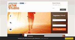 Desktop Screenshot of jatekstudio.hu